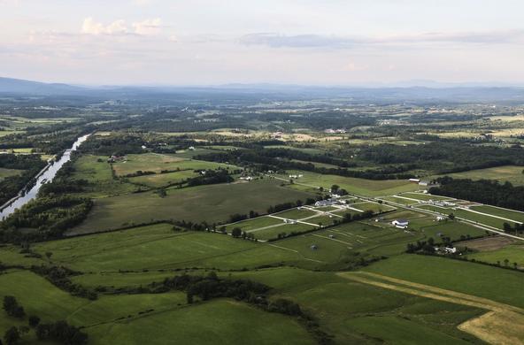 adirondack forest aerial