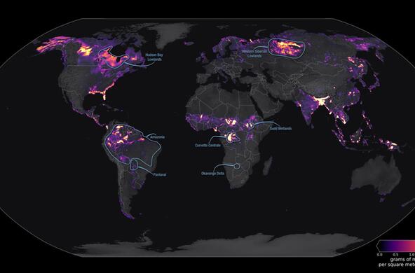 methane emissions wetlands